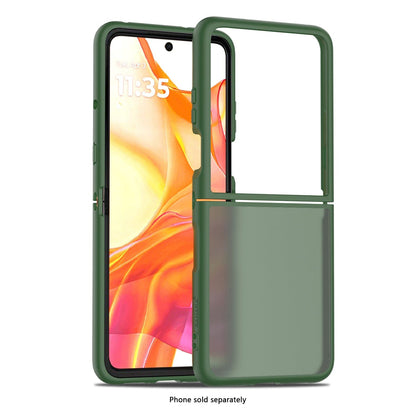 Motorola Razr Ultra (2025) Frosted Clear Semi-Transparent Back Cover - Closed-Button Design | Venture Series