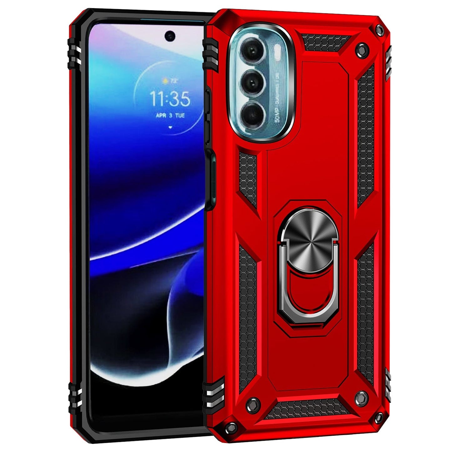 Raider Series  Heavy Duty Kickstand Case with Belt Clip - Motorola Moto G 5G 2023