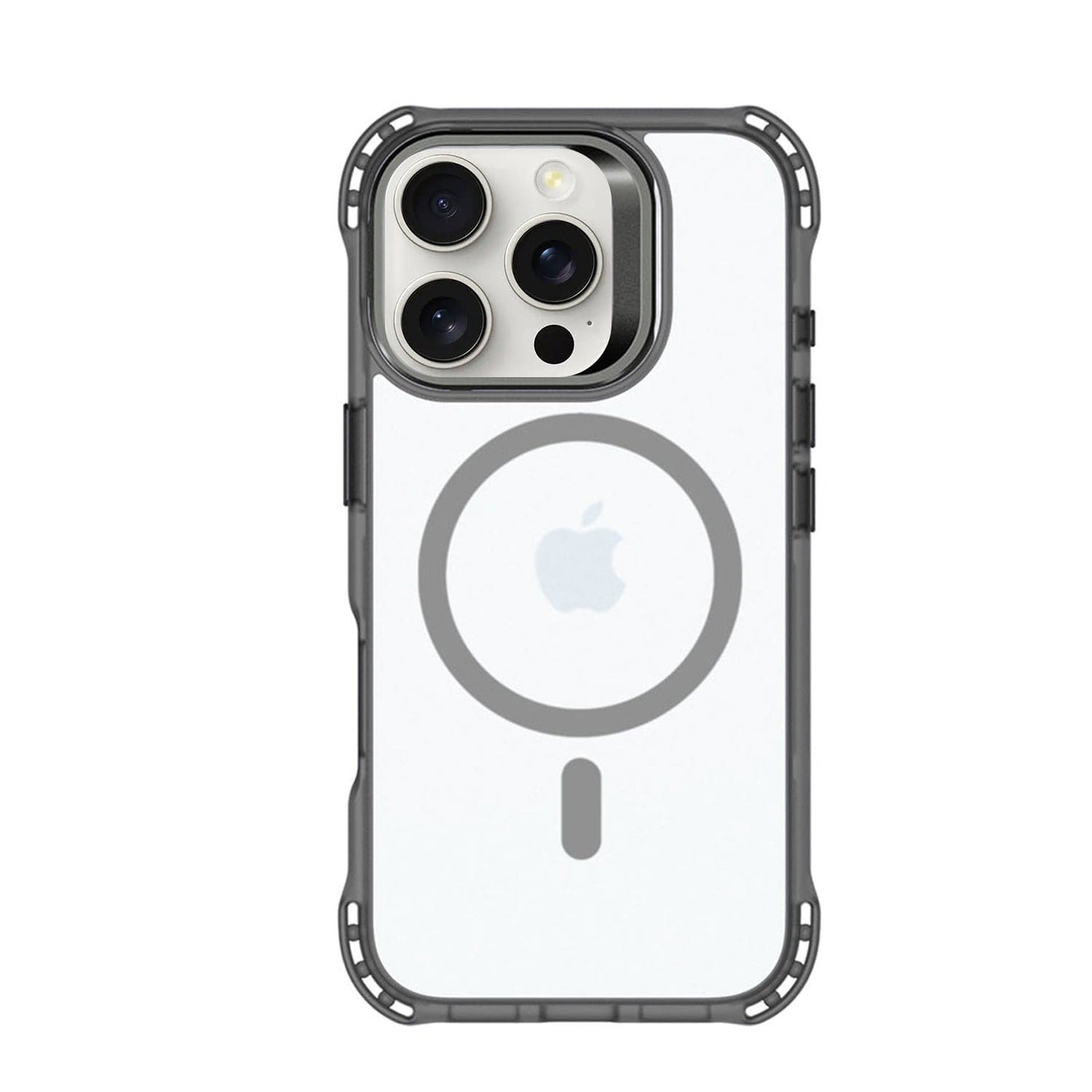 iPhone 16 Pro Max Clear Kickstand Case - Anti-Slip, Rugged, MagSafe | Venture Series