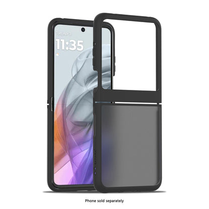 Motorola Razr (2025) Frosted Clear Semi-Transparent Back Cover - Closed-Button Design | Venture Series