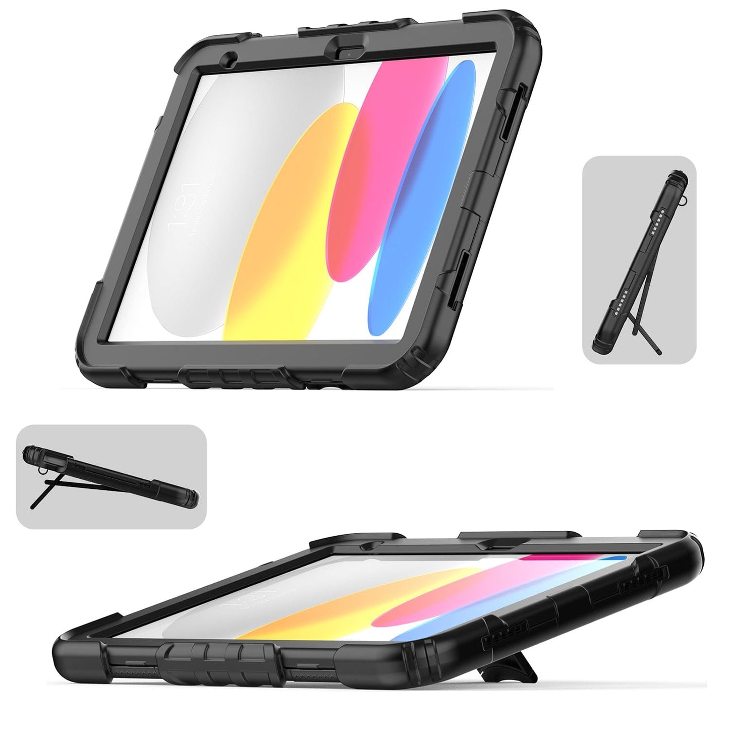Raider Series Heavy Duty Kickstand Case - iPad A16 11-inch & iPad 10.9-inch 10th Generation