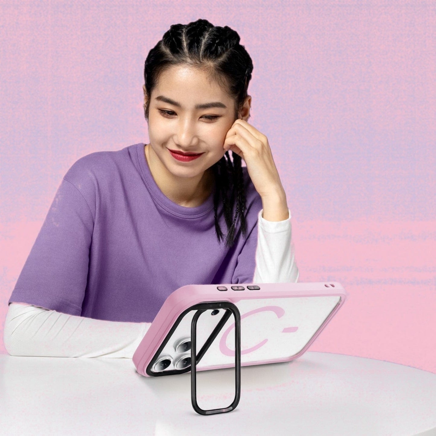 iPhone 17 Pro Max Kickstand Case - Clear Durable Back with Shockproof Edges Magsafe Compatible | Raider ArmorPro Series