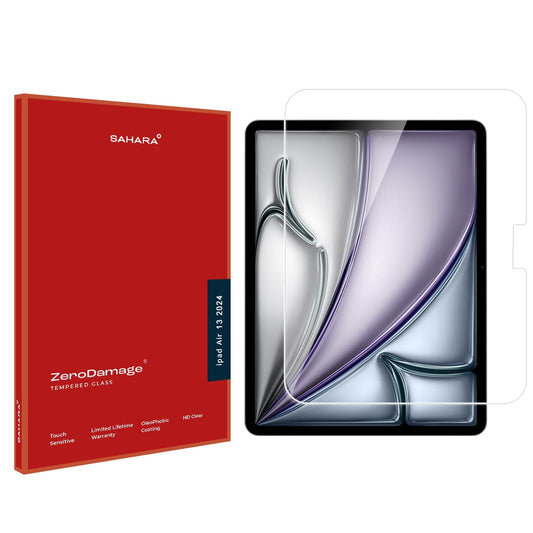ZeroDamage Ultra-Strong Tempered Glass Screen Protector - iPad Air 13" M2