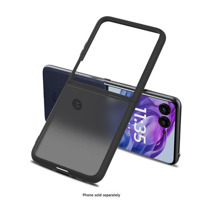 Motorola Razr+ (2025) Frosted Clear Semi-Transparent Back Cover - Closed-Button Design | Venture Series