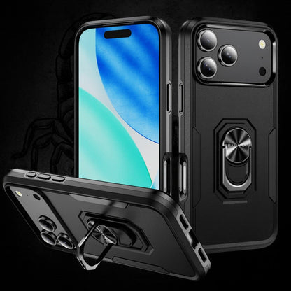 iPhone 17 Pro Max Heavy Duty Case with Kickstand - Military Grade Protection, Anti-Slip Grip | Raider Series