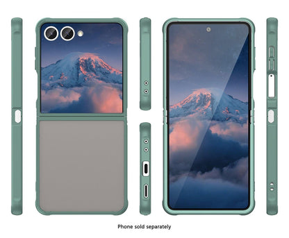 Samsung Galaxy Z Flip7 Semi Transparent Case - Anti-Slip Grip, Slim Design | Venture Series