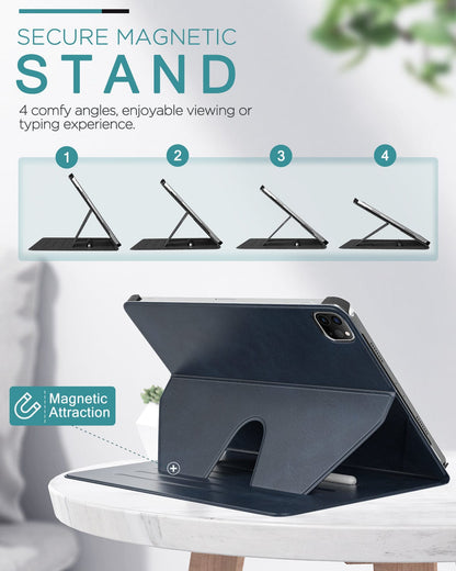 Indy Series Leather-Folio Kickstand Case - iPad Pro 12.9" and iPad Air 13"