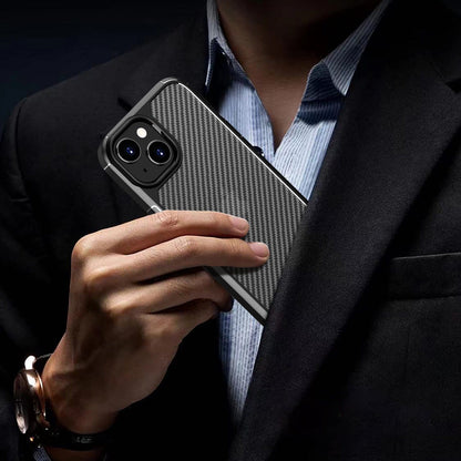 iPhone 15 Carbon-Fiber Case - Rugged Protection | Venture Series