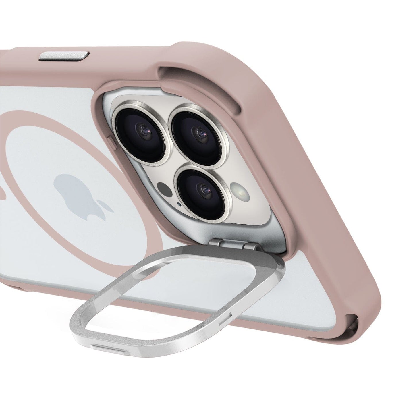 iPhone 16 Pro Max Clear Kickstand Case - Anti-Slip, Rugged, MagSafe | Venture Series