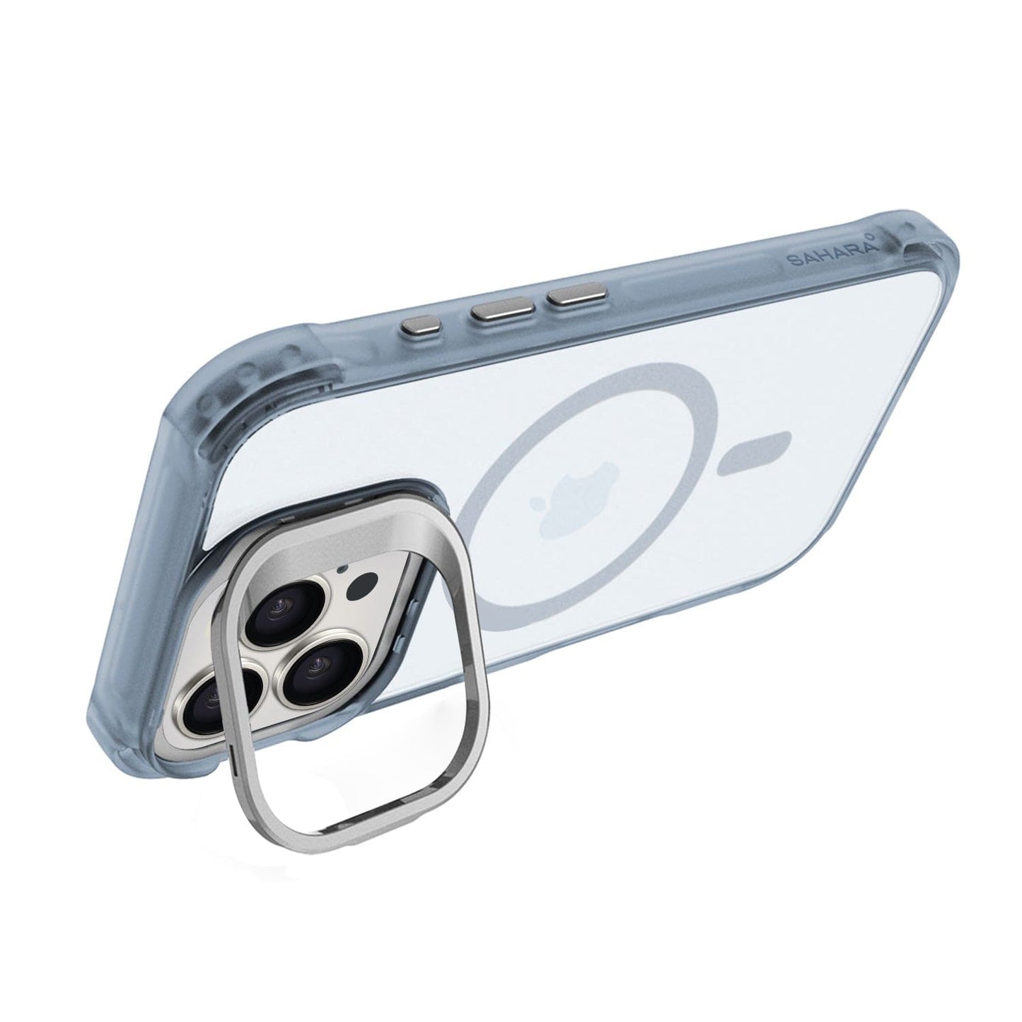 iPhone 16 Pro Max Clear Kickstand Case - Anti-Slip, Rugged, MagSafe | Venture Series