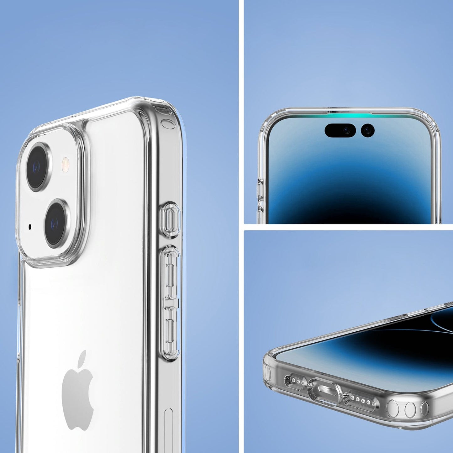 iPhone 15 Plus Clear Slim Case - Durable Protection | Venture Series