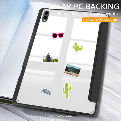 Samsung Galaxy Tab S11 Ultra Case - Folio Slim, Transparent Back | Venture Series