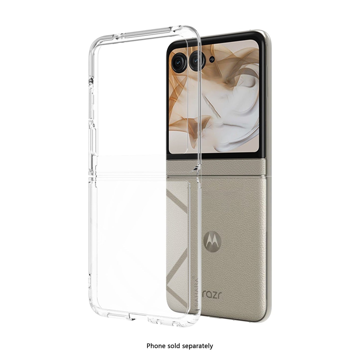 Motorola Razr (2025) Clear Case - Anti-Slip Grip, Shock-Absorbing Corners  | Venture Series