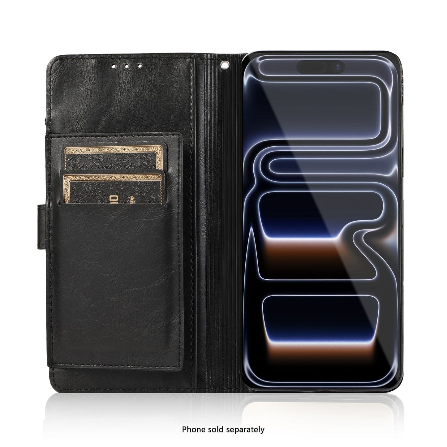 iPhone 17 Pro Case - Leather Folio Wallet | Indy Series