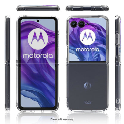 Motorola Razr+ (2025) Clear Case - Anti-Slip Grip, Shock-Absorbing Corners  | Venture Series