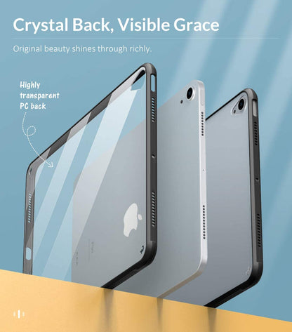 Venture Series Clear Hard Shell Case - Apple iPad Air 10.9-inch (4th/5th Gen) and iPad Air 11-inch (M2 2024 & M3 2025)