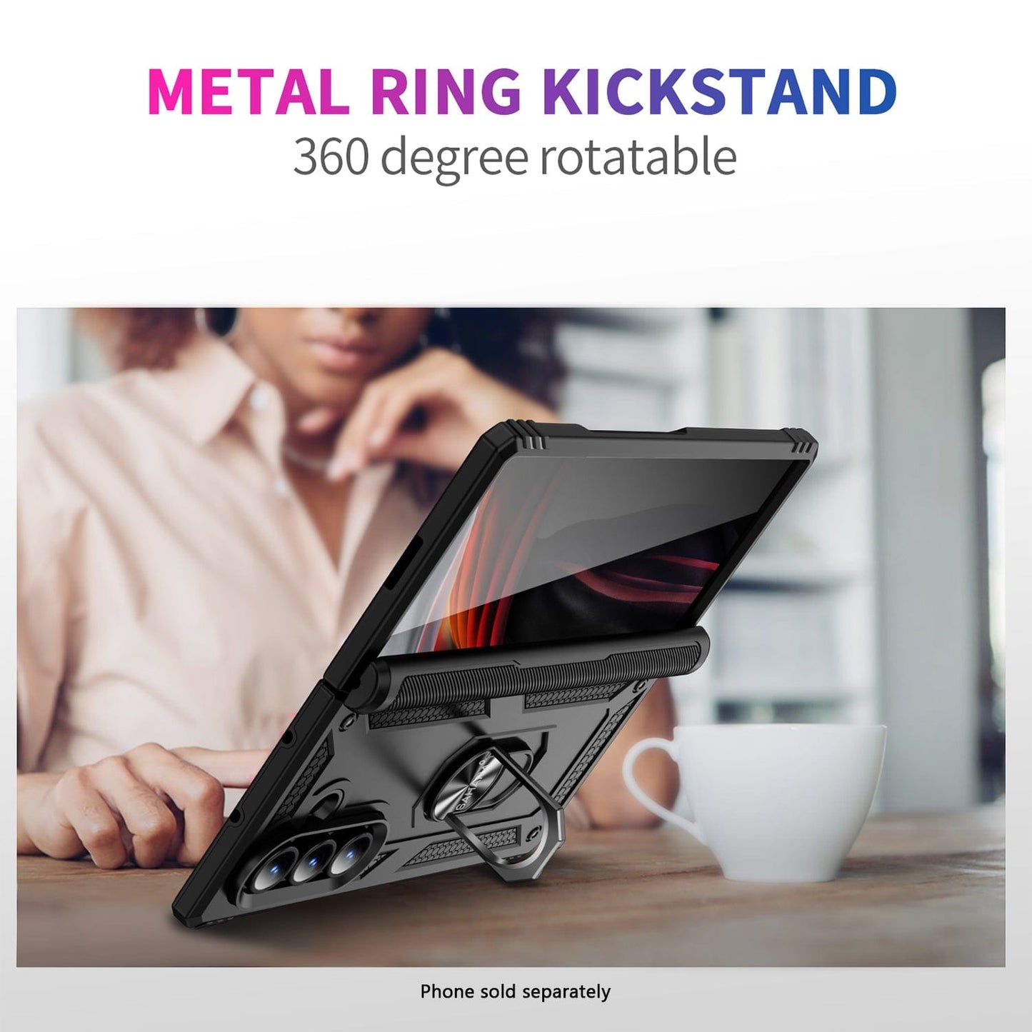 Samsung Galaxy Z Fold7 Heavy Duty Case - Kickstand, Shock-Absorbing Design  | Raider Series
