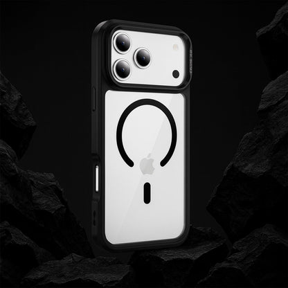 iPhone 17 Pro Max Kickstand Case - Clear Durable Back with Shockproof Edges Magsafe Compatible | Raider ArmorPro Series