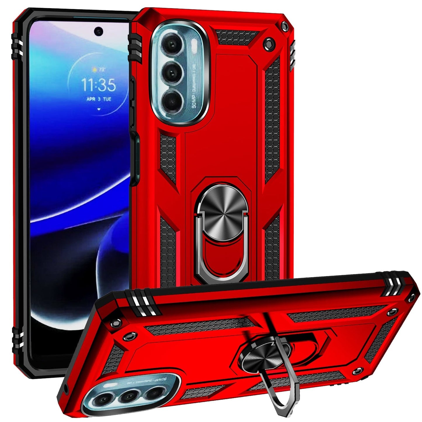 Raider Series  Heavy Duty Kickstand Case with Belt Clip - Motorola Moto G 5G 2023