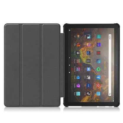 "Don't Touch Me" PU Leather Tri-Fold Folio Case - Amazon Fire HD 10