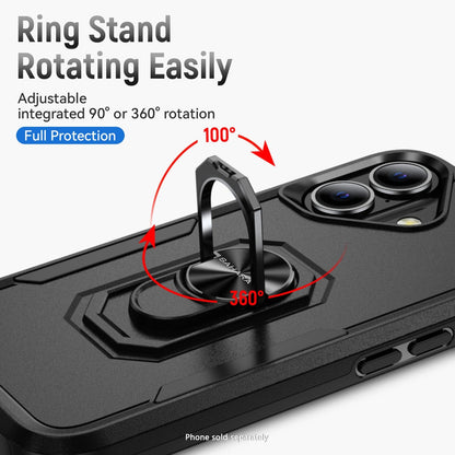 iPhone 17 Heavy Duty Case with Kickstand - Military Grade Protection, Anti-Slip Grip | Raider Series