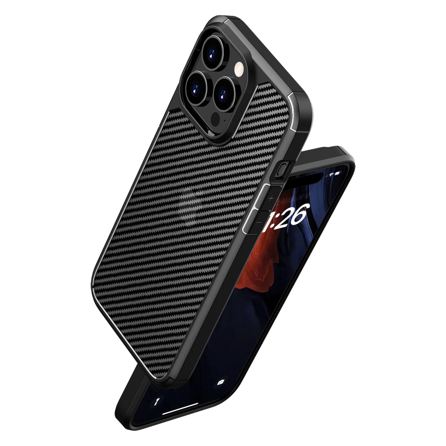 iPhone 15 Pro Max Carbon-Fiber Case - Rugged Protection | Venture Series