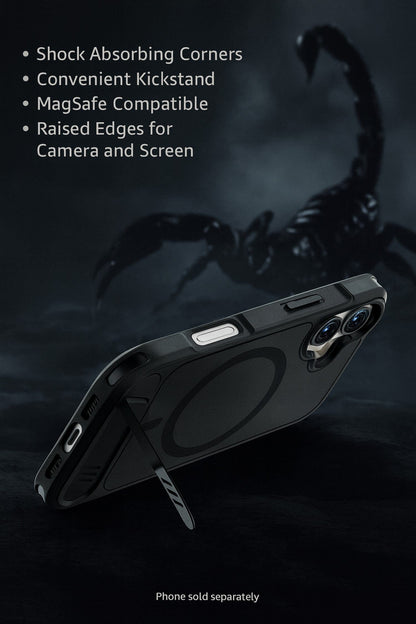 iPhone 17 Kickstand Case - Anti-Slip, Durable, and Magsafe Compatible Design | Venture Series