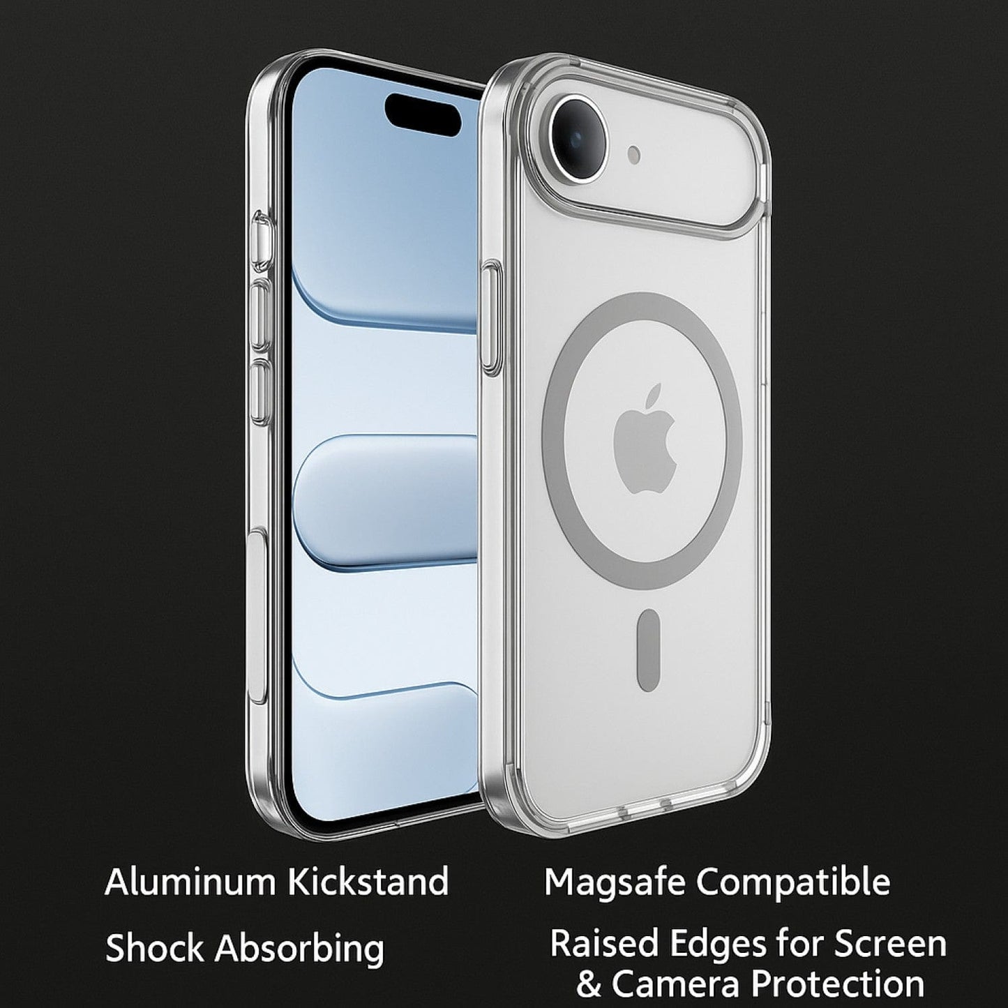 iPhone Air Clear Case - Kickstand MagSafe | Venture Series