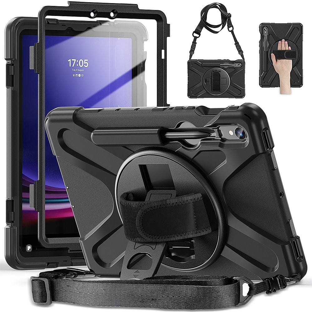 Raider X Series Heavy Duty Hand Strap Case - Galaxy Tab S10 FE, Tab S8, Tab S9, and Tab S9 FE