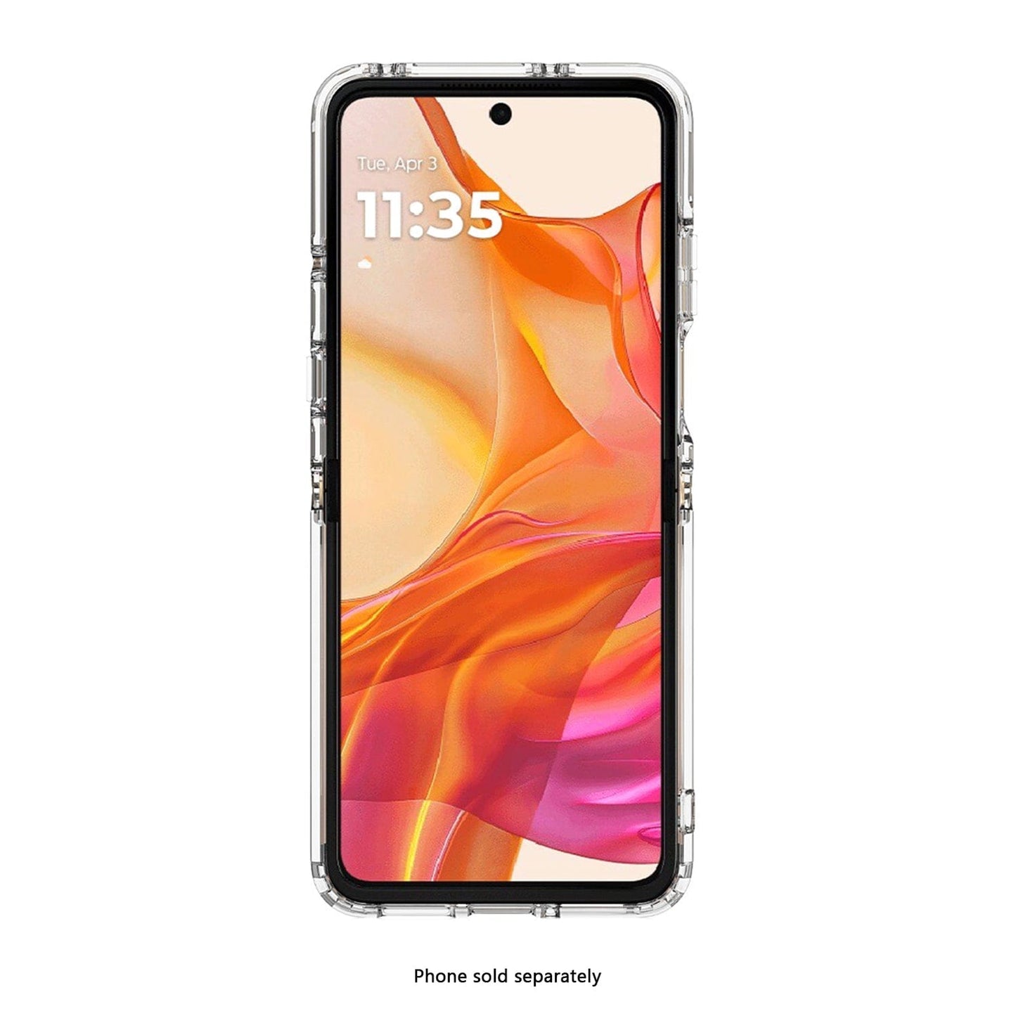 Motorola Razr Ultra (2025) Clear Case - Anti-Slip Grip, Shock-Absorbing Corners  | Venture Series