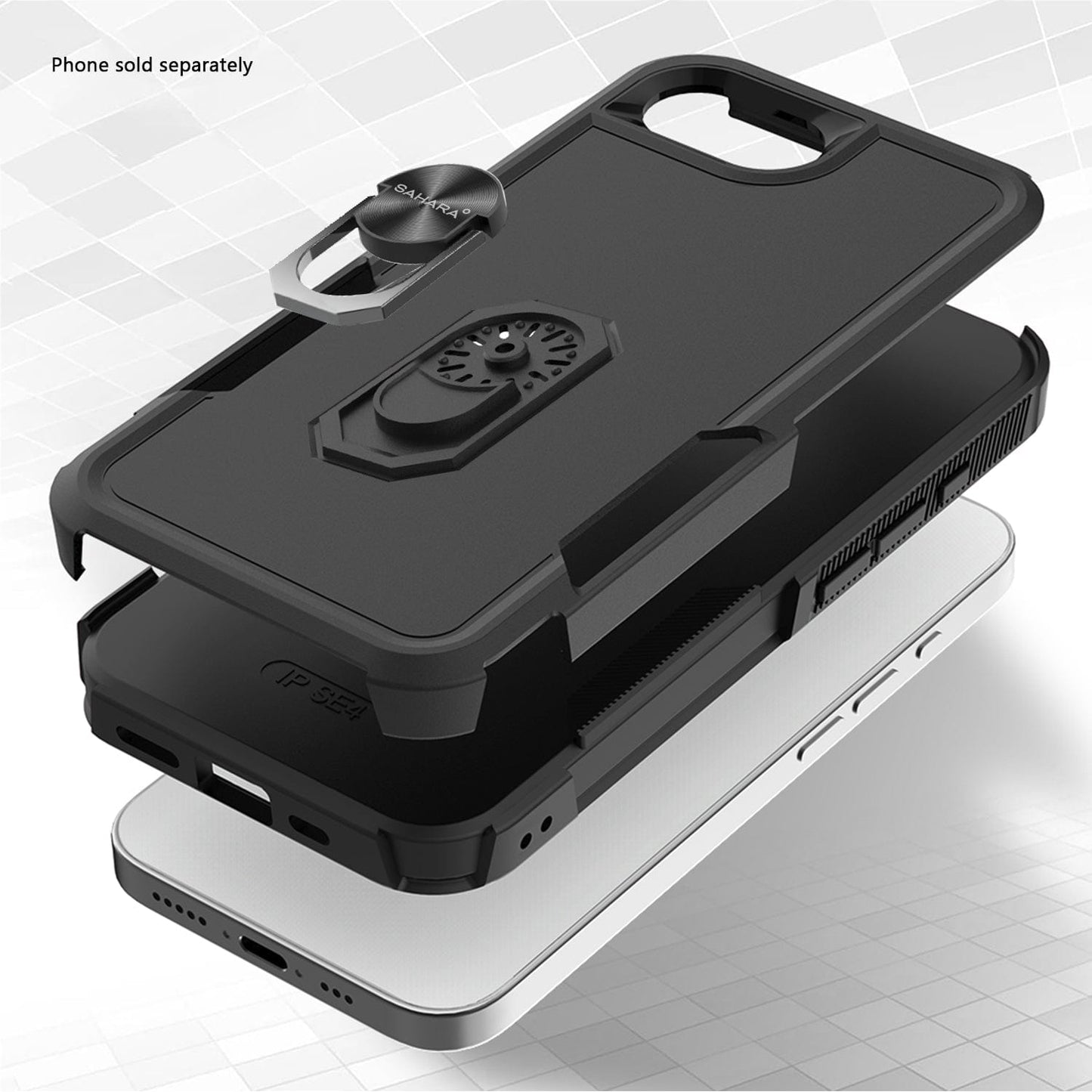 iPhone 16e Case - Heavy Duty Kickstand, Anti-Slip | Raider Series