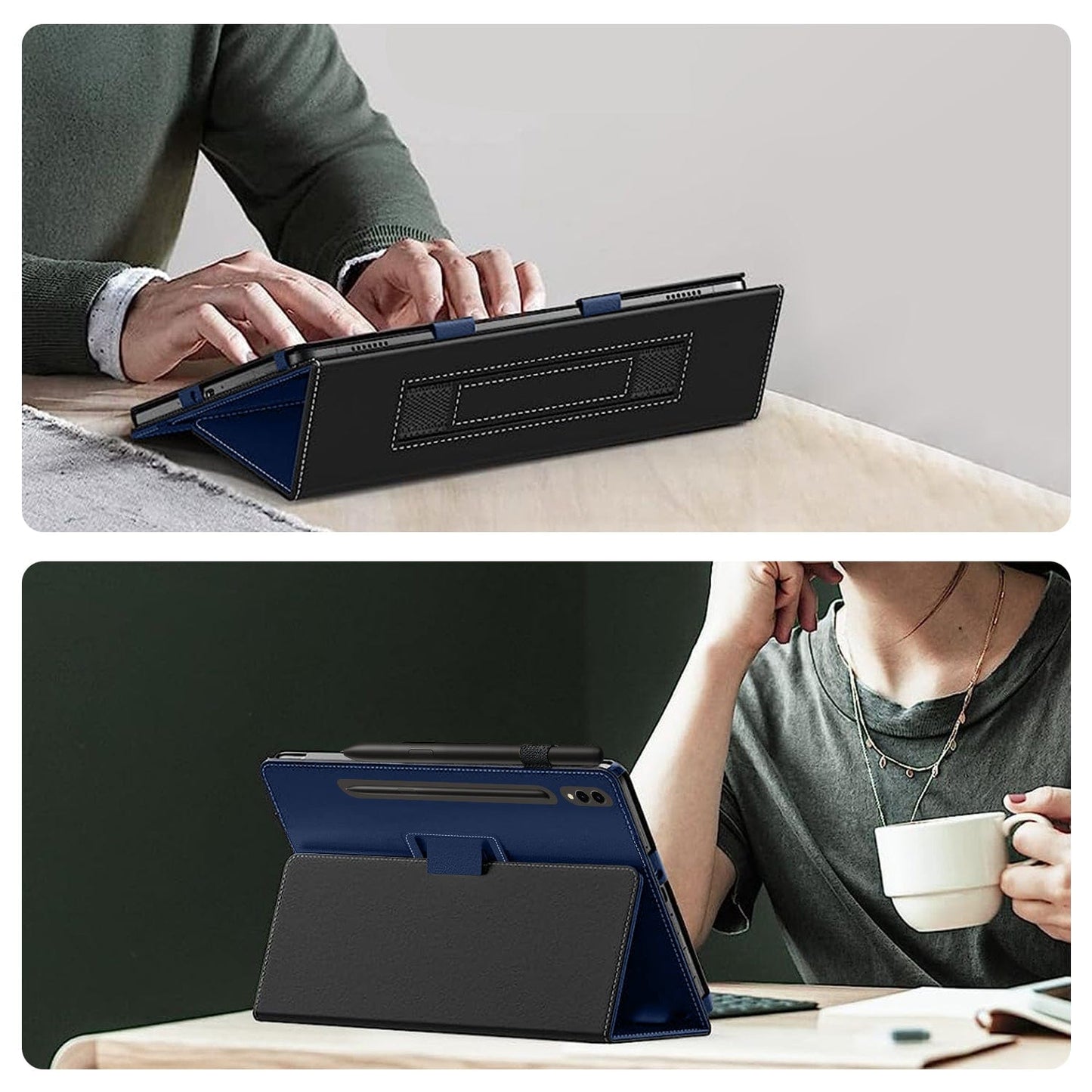 Indy Series Bi-Fold Folio Case - Samsung Galaxy Tab S10+, Tab S9+, and Tab S9 FE+