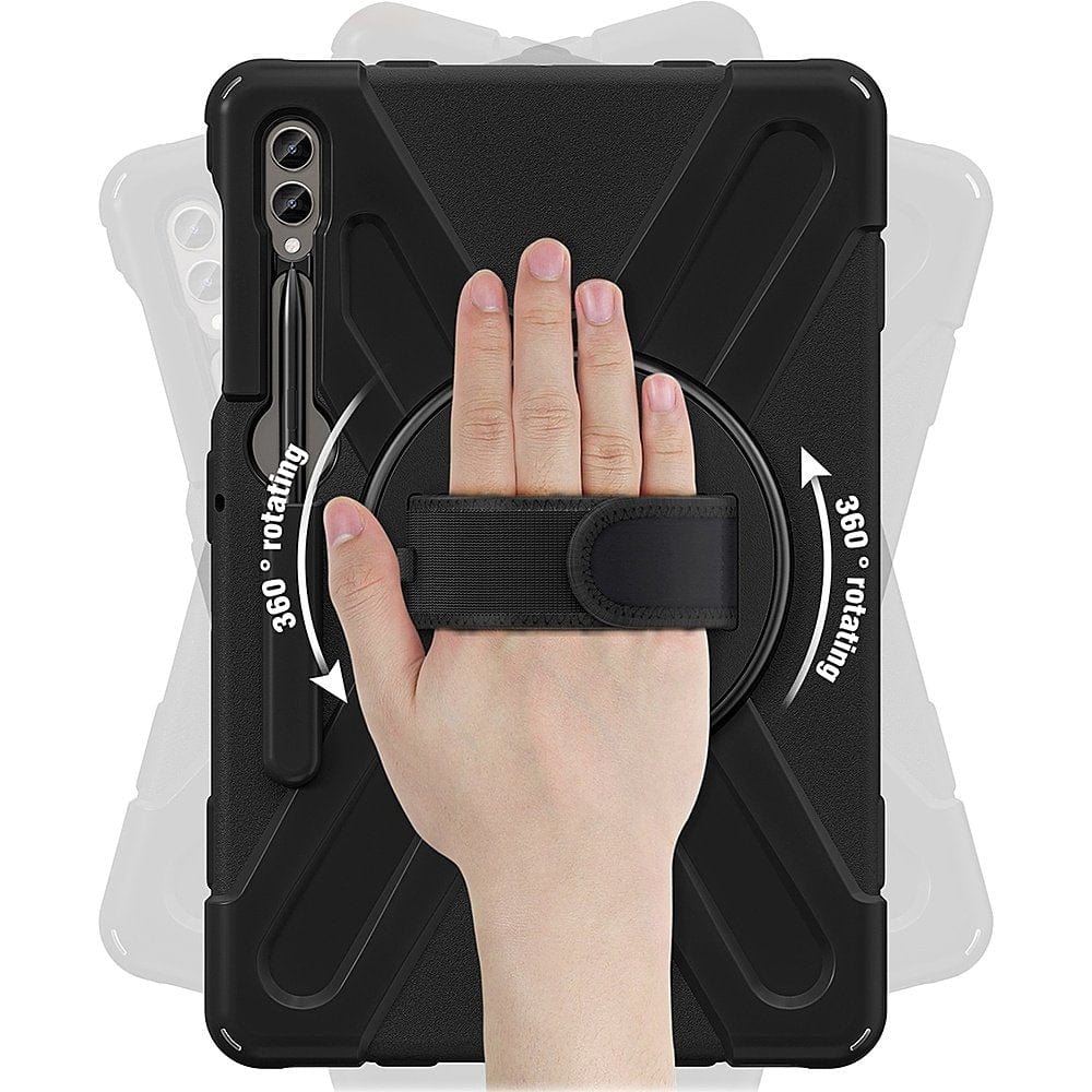 Raider X Series Heavy-Duty Hand Strap Case - Samsung Galaxy Tab S10+, Tab S9+, Tab S9 FE+, and Tab S8+