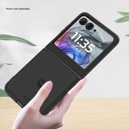 Motorola Razr (2025) Frosted Clear Semi-Transparent Back Cover - Closed-Button Design | Venture Series