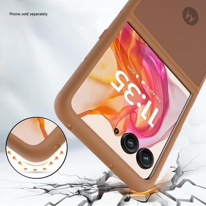 Motorola Razr Ultra (2025) Frosted Clear Semi-Transparent Back Cover - Closed-Button Design | Venture Series