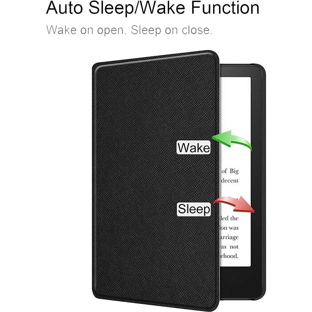 Slim Vegan Leather Business Folio Case - Amazon Kindle Paperwhite (2021-2023)