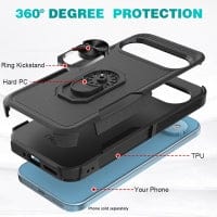 Google Pixel 10/10 Pro Case – Heavy-Duty Kickstand, Anti-Slip Grip | Raider Series