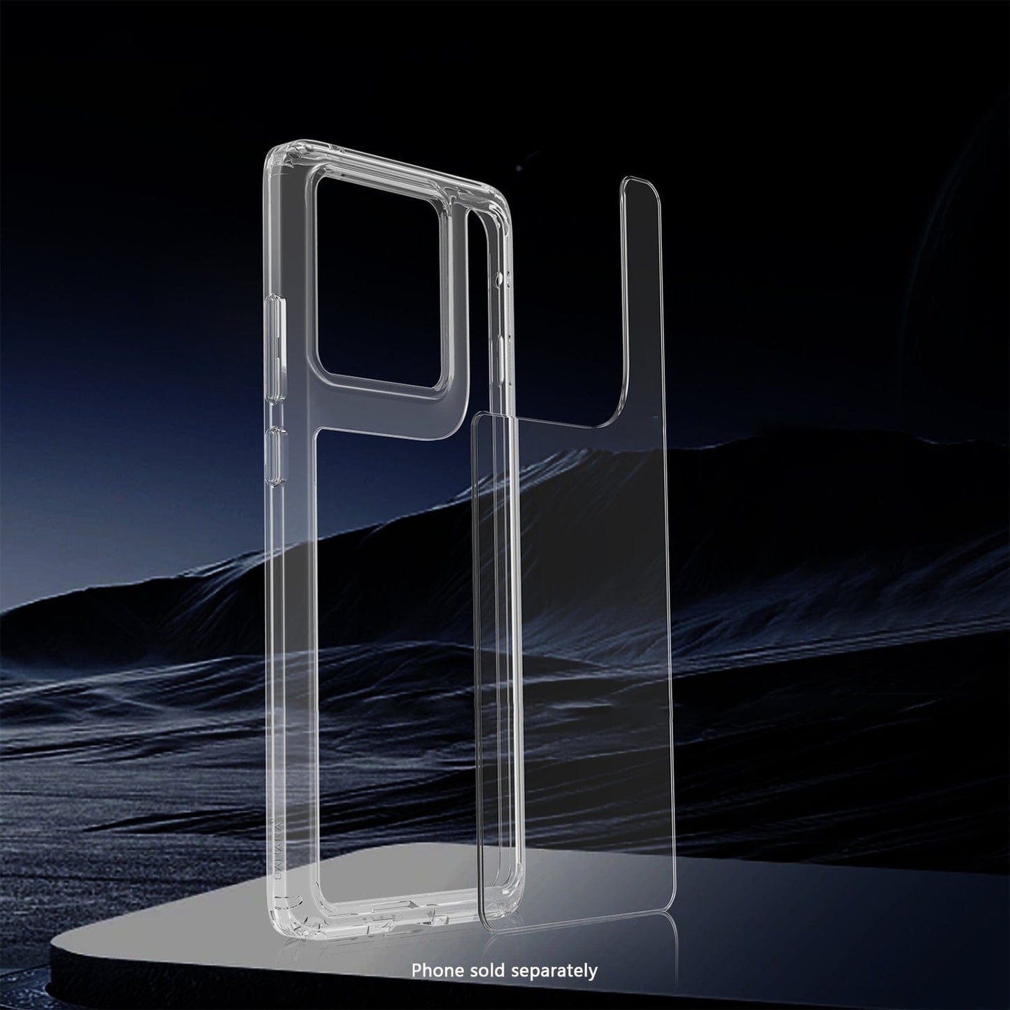 Motorola Edge (2025) Clear Case - Anti-Slip Grip Closed-Button Design | Venture Series