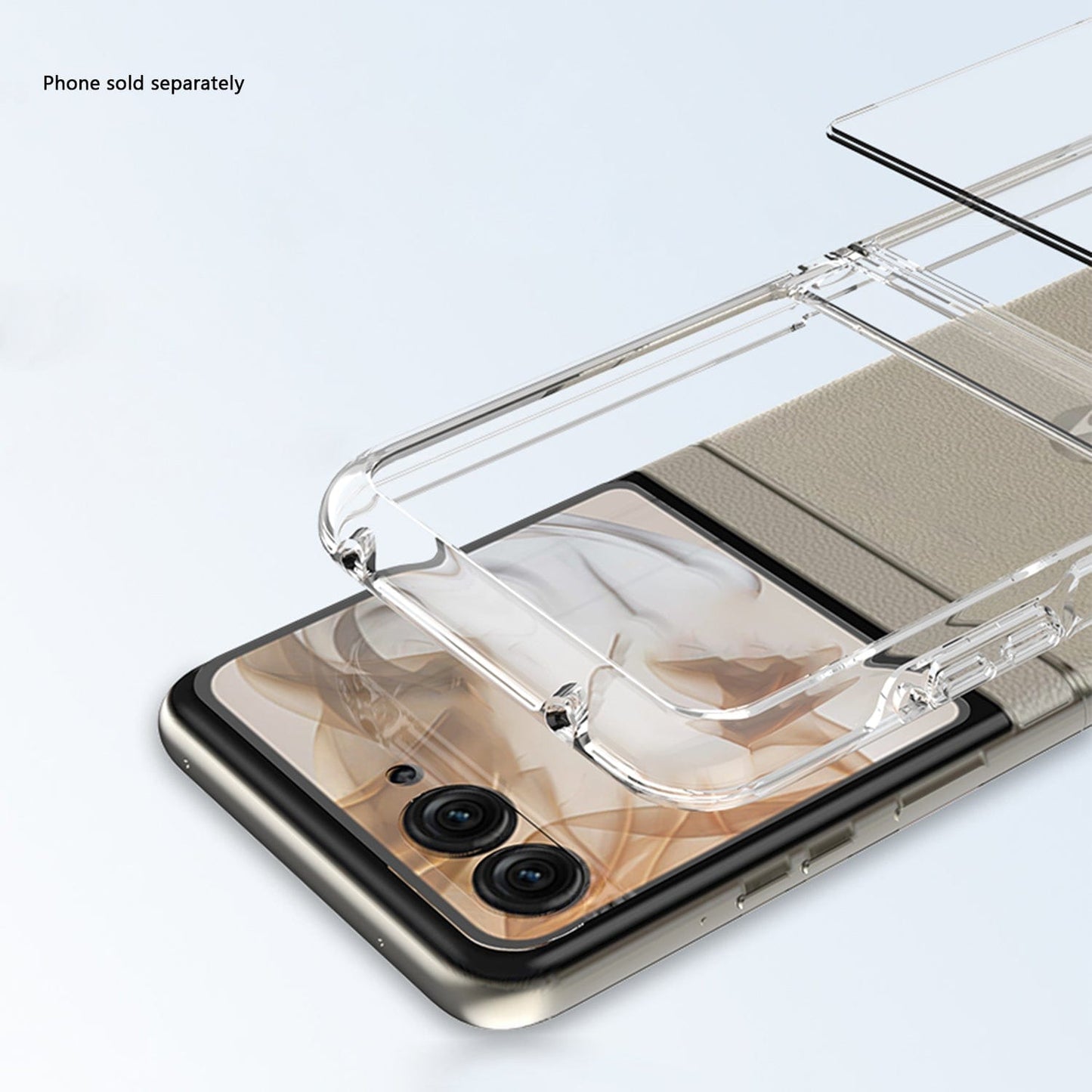 Motorola Razr (2025) Clear Case - Anti-Slip Grip, Shock-Absorbing Corners  | Venture Series