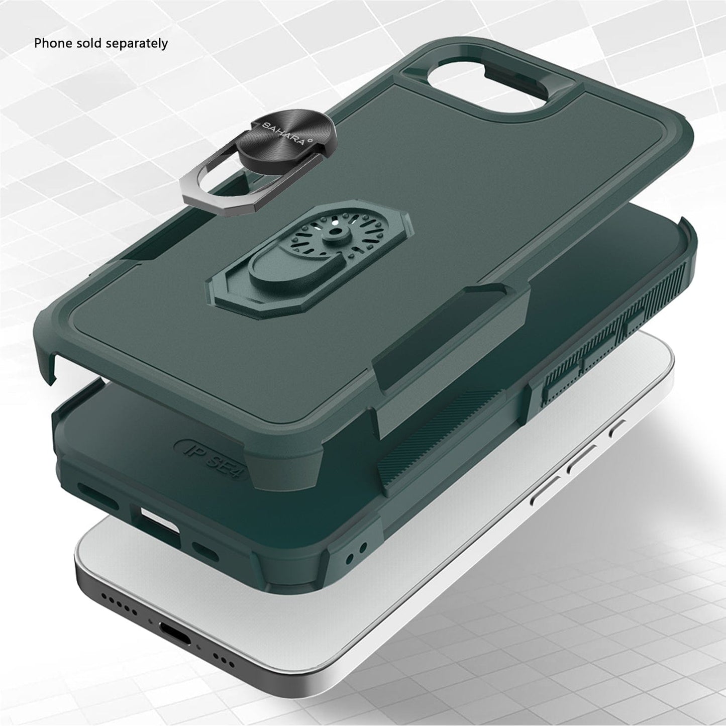 iPhone 16e Case - Heavy Duty Kickstand, Anti-Slip | Raider Series