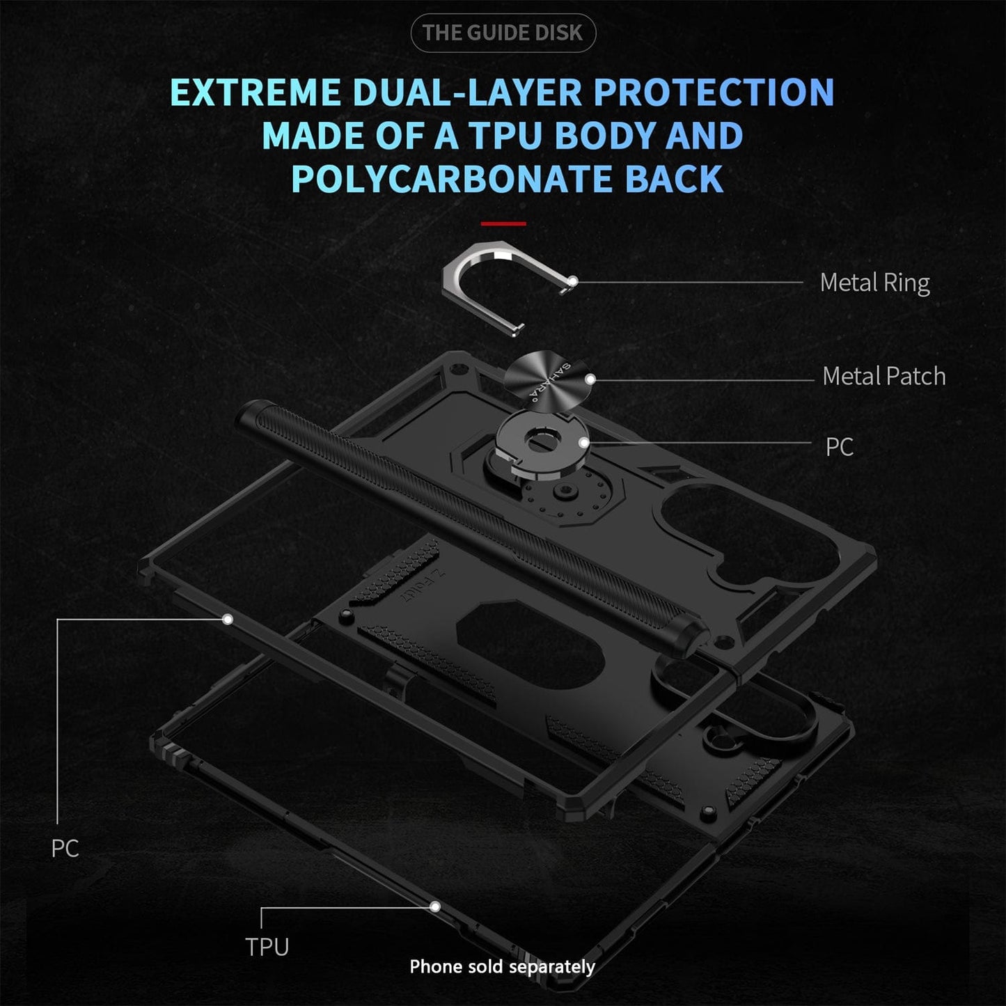 Samsung Galaxy Z Fold7 Heavy Duty Case - Kickstand, Shock-Absorbing Design  | Raider Series