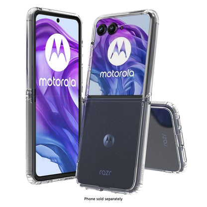 Motorola Razr+ (2025) Clear Case - Anti-Slip Grip, Shock-Absorbing Corners  | Venture Series