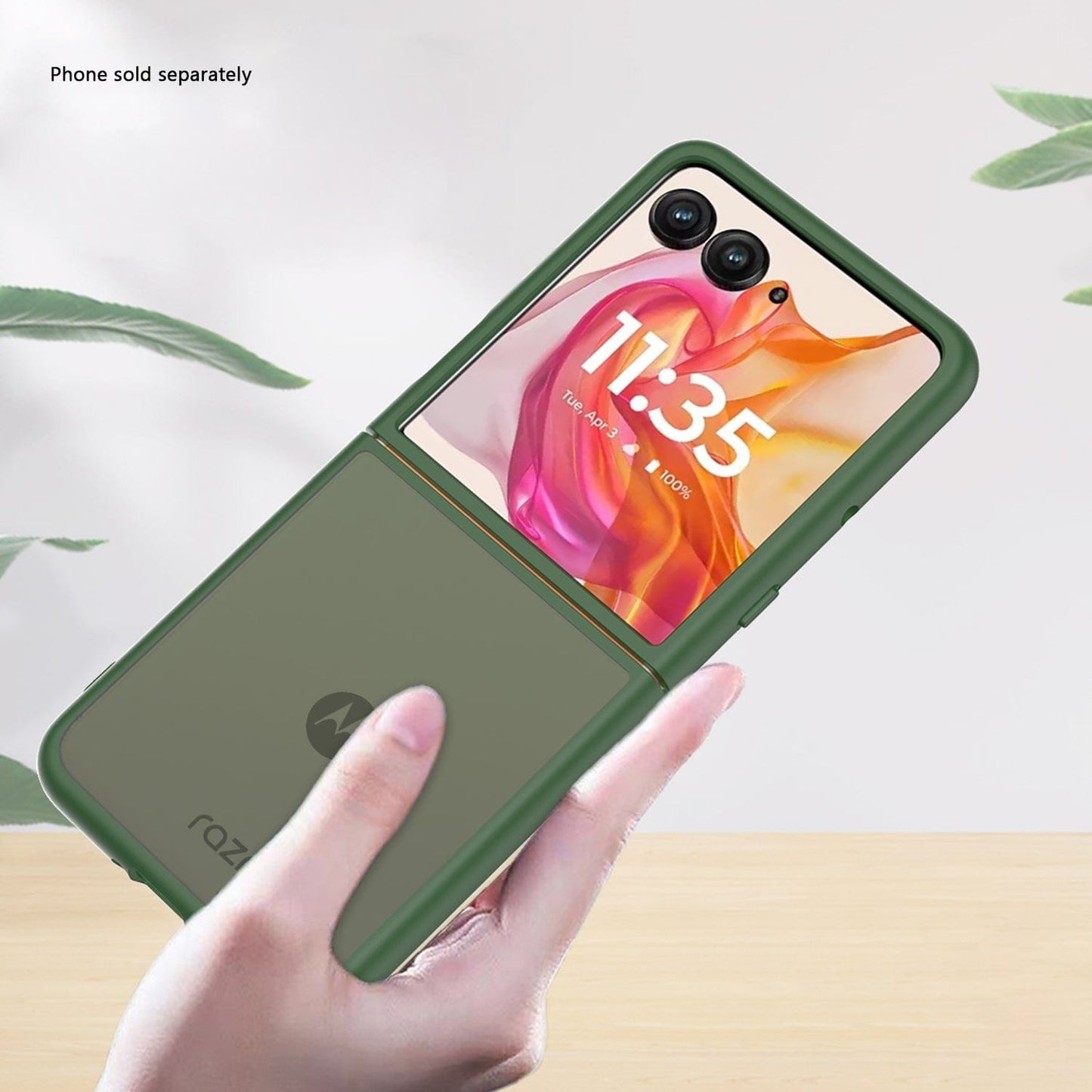 Motorola Razr Ultra (2025) Frosted Clear Semi-Transparent Back Cover - Closed-Button Design | Venture Series