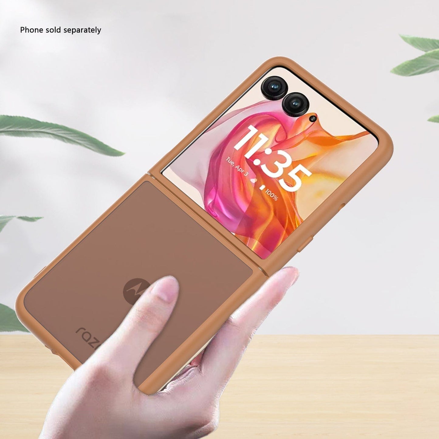 Motorola Razr Ultra (2025) Frosted Clear Semi-Transparent Back Cover - Closed-Button Design | Venture Series