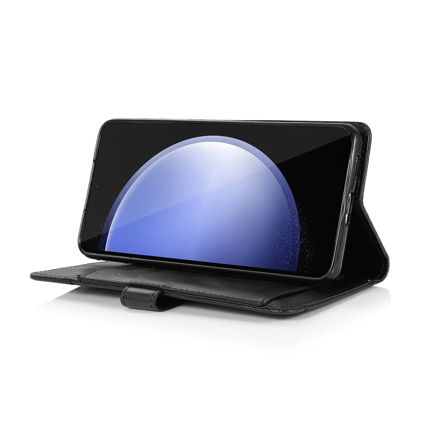 SaharaCase - Indy Series Wallet Case for Samsung Galaxy S24 FE - Scorpion Black