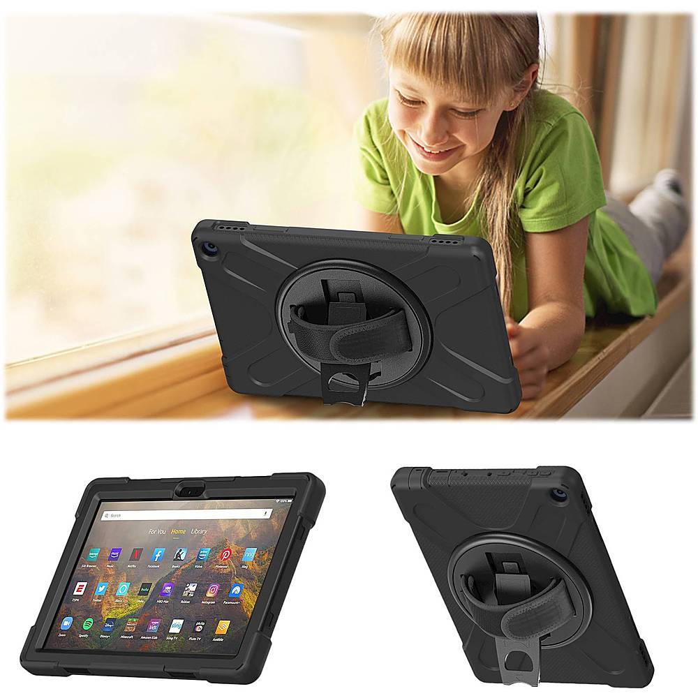 Raider X Series Heavy-Duty Hand Strap Case - Amazon Fire HD 10 (2021) and HD 10 Plus (2021)