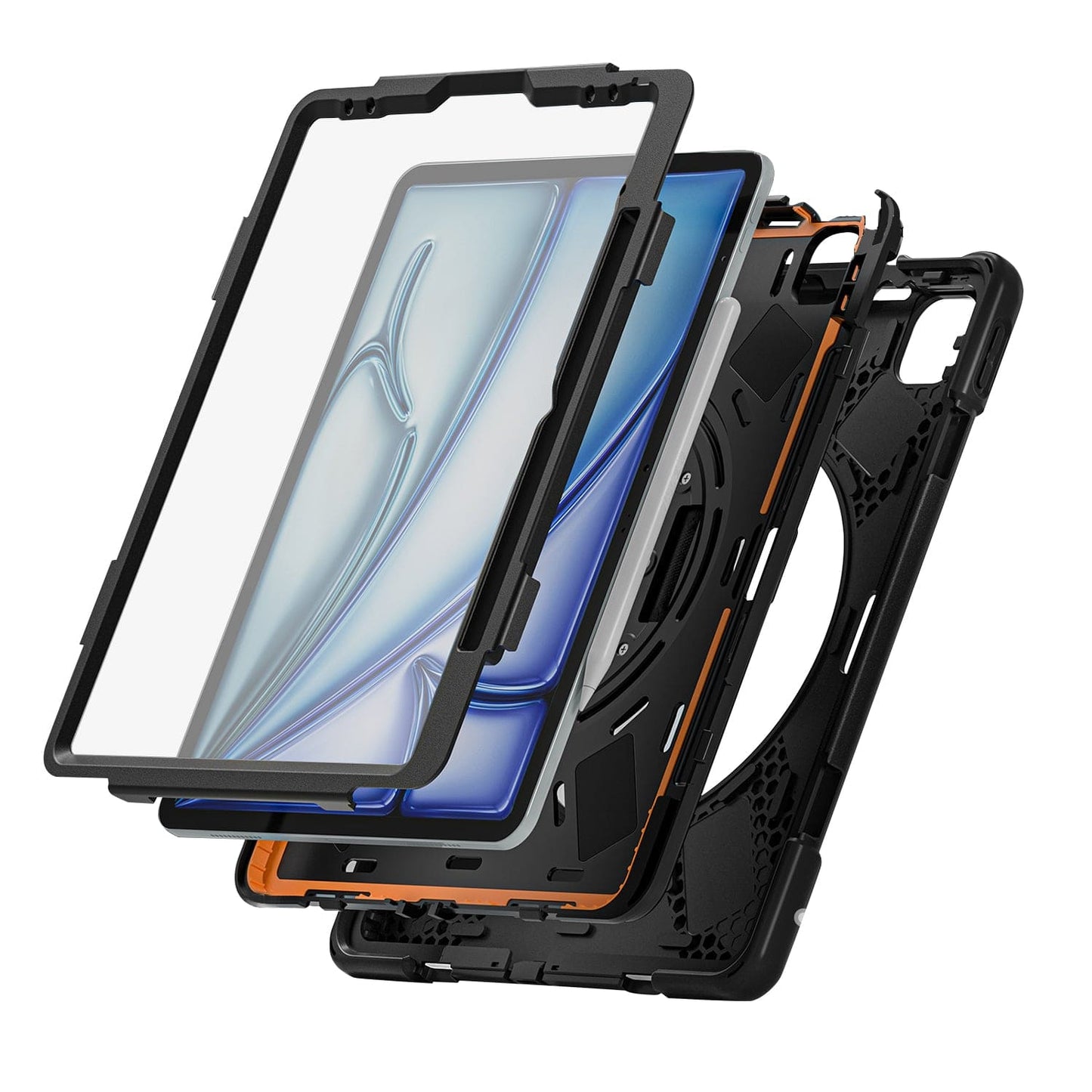Raider X Series Heavy Duty Hand Strap Case - iPad Air 13" (M2 2024/M3 2025)
