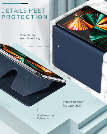 Indy Series Leather-Folio Kickstand Case - iPad Pro 12.9" and iPad Air 13"