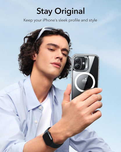 Venture Series Kickstand Case Compatible with Magsafe for Apple iPhone 17 - Clear