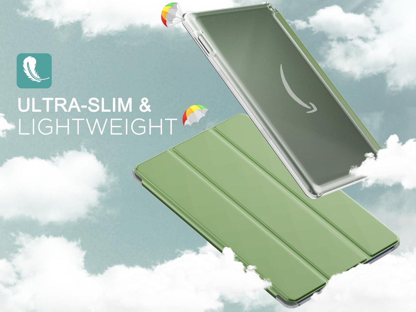 Venture Series Tri-Fold Folio Case - Amazon Fire HD 10